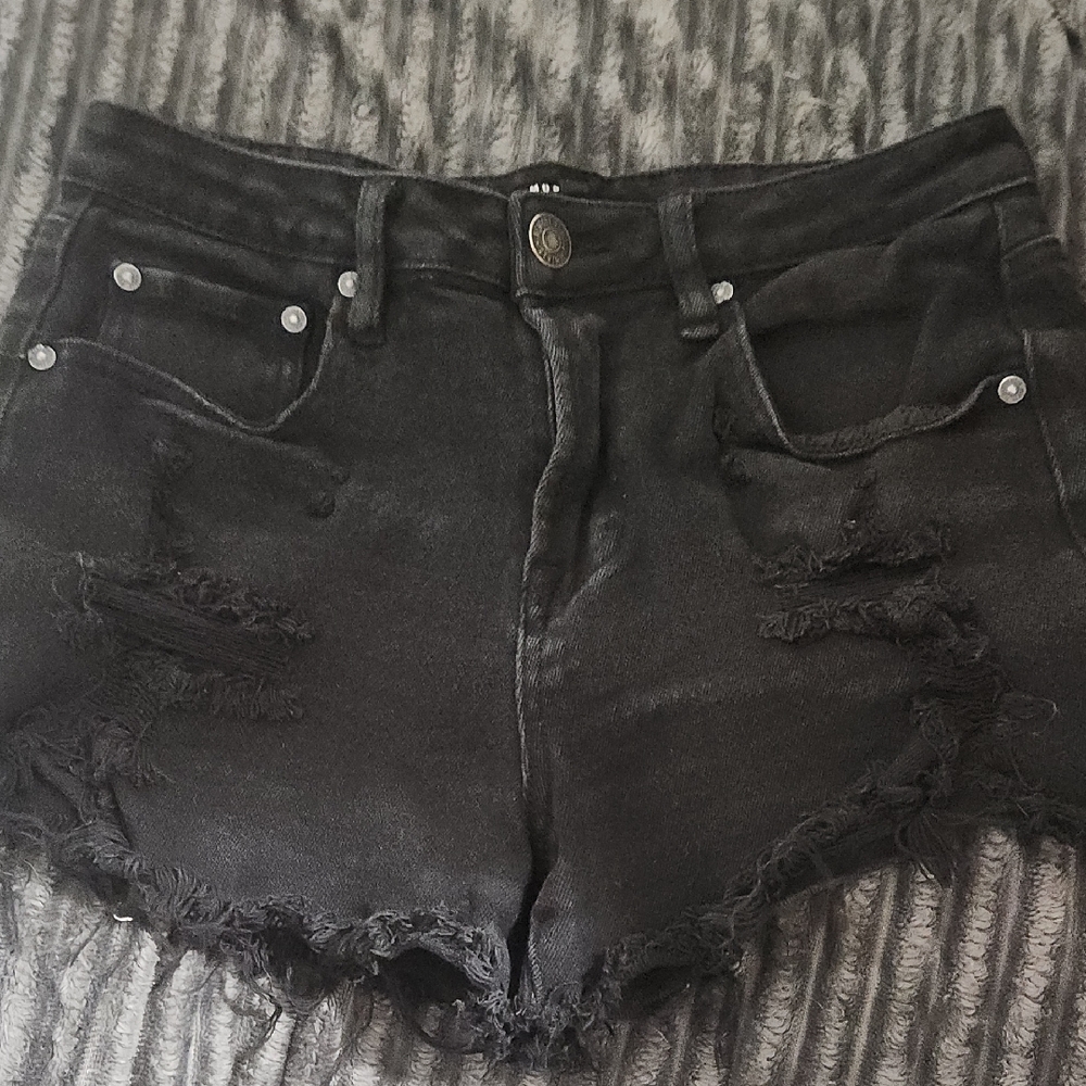 Free People Blue Denim Shorts - Picture 9 of 10